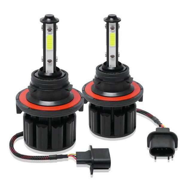 Details about   Bright 8000K H13 LED Headlight Lamp Bulbs Kit Hi/Lo for Jeep Wrangler JK 07-19